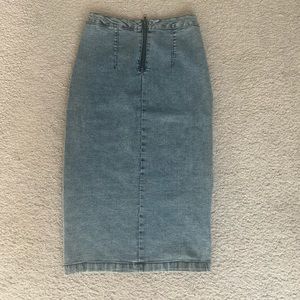 Denim size small skirt with amazing stretch.